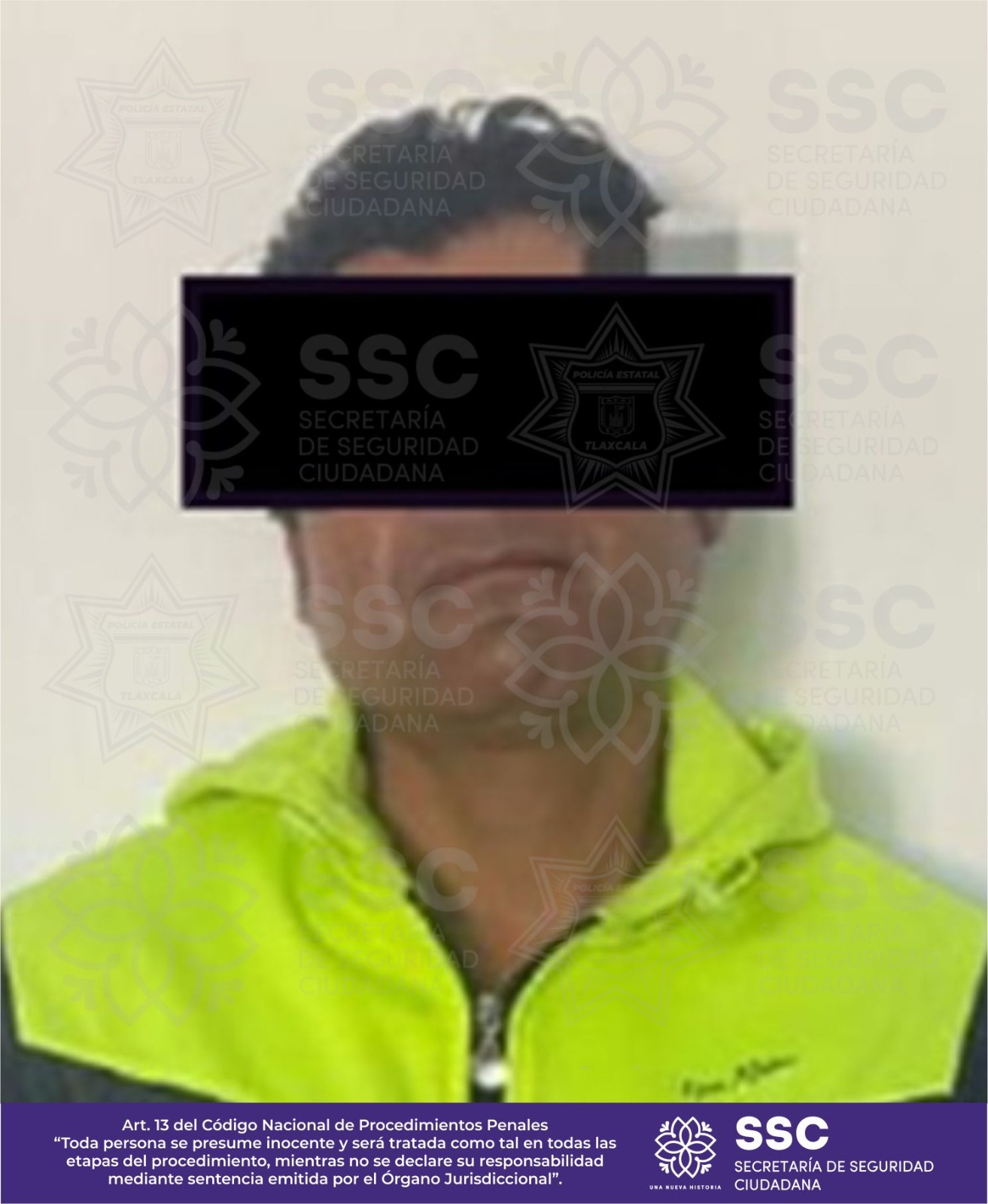 Asegura SSC a sujeto por portación ilegal de arma de fuego